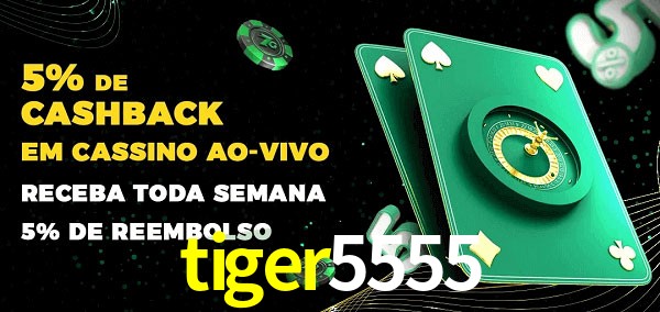 Promoções do cassino ao Vivo tiger5555